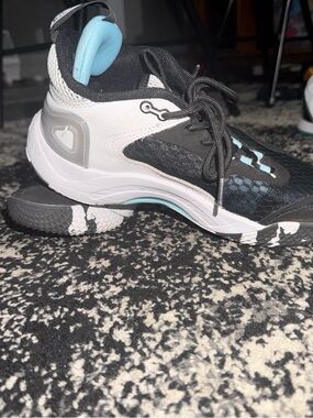 And1 Black White Light Blue Kids' Sneakers